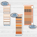 Fall Leaves Autumn Kit | A5 Daily Duo Planner Kit Stickers | All Fall Down | KIT-403-L