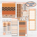 Fall Leaves Autumn Kit | A5 Daily Duo Planner Kit Stickers | All Fall Down | KIT-403-L