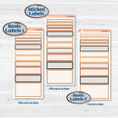 Fall Leaves Autumn Kit | 7x9 Erin Condren Daily Duo Planner Kit Stickers | All Fall Down | KIT-403-M