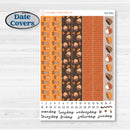 Fall Leaves Autumn Kit | 7x9 Erin Condren Daily Duo Planner Kit Stickers | All Fall Down | KIT-403-M
