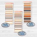 Fall Leaves Autumn Kit | A5 Plum Daily Planner Kit Stickers | All Fall Down | KIT-403-N