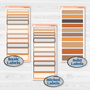 Fall Leaves Autumn Kit | 7x9 Plum Daily Planner Kit Stickers | All Fall Down | KIT-403-P