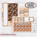 Fall Leaves Autumn Kit | Laurel Denise Softbound Monthly Planner Sticker Kit | Vertical & Horizontal | All Fall Down | KIT-403-QA