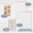 Fall Leaves Autumn Kit | Laurel Denise Pop-Up Planner Kit Stickers | All Fall Down | KIT-403-RA