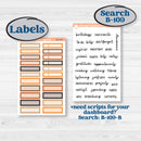 Fall Leaves Autumn Kit | A5 Erin Condren Monthly & Dashboard Sticker Kit | 2024-2025 Planners | All Fall Down | KIT-403-V