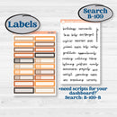 Fall Leaves Autumn Kit | 7x9 Erin Condren Life Planner Monthly & Dashboard Sticker Kit | 2024-2025 Planners | All Fall Down | KIT-403-W