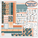 Bold Pumpkin Planner Kit | Weekly Add-On Planner Kit Stickers | Perfect Pumpkin | KIT-403-B