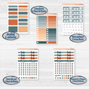 Bold Pumpkin Planner Kit | Weekly Add-On Labels Planner Kit Stickers | Perfect Pumpkin | KIT-404-C