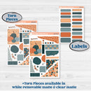 Bold Pumpkin Planner Kit | Journaling Kit Planner Stickers | Perfect Pumpkin | KIT-404-D