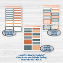 Bold Pumpkin Planner Kit | A5 Compact Vertical Planner Kit Stickers for Erin Condren | Perfect Pumpkin | KIT-404-G