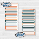 Bold Pumpkin Planner Kit | 7x9 Compact Vertical Planner Kit Stickers | Perfect Pumpkin | KIT-404-H
