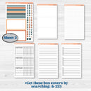 Bold Pumpkin Planner Kit | Erin Condren Weekly Dashboard Planner Kit Stickers | Perfect Pumpkin | KIT-404-HA