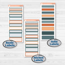 Bold Pumpkin Planner Kit | A5 Plum Daily Planner Kit Stickers | Perfect Pumpkin | KIT-404-N