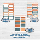 Bold Pumpkin Planner Kit | 7x9 Plum Daily Planner Kit Stickers | Perfect Pumpkin | KIT-404-P