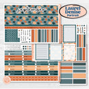 Bold Pumpkin Planner Kit | Laurel Denise Portrait Planner Kit Stickers | Perfect Pumpkin | KIT-404-R