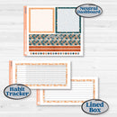 Bold Pumpkin Planner Kit | A5 Plum Monthly & Dashboard Planner Kit Stickers | Perfect Pumpkin | KIT-404-S