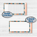 Bold Pumpkin Planner Kit | A5 Erin Condren Monthly & Dashboard Sticker Kit | 2024-2025 Planners | Perfect Pumpkin | KIT-404-V