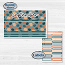 Bold Pumpkin Planner Kit | 8.5 x 11 Erin Condren Monthly Planner Kit Stickers | Perfect Pumpkin | KIT-404-X