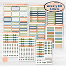 Woodland Frog Planner Kit | Weekly Add-On Labels Planner Kit Stickers | Cameron | KIT-405-C