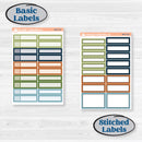 Woodland Frog Planner Kit | Weekly Add-On Labels Planner Kit Stickers | Cameron | KIT-405-C