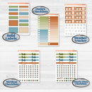 Woodland Frog Planner Kit | Weekly Add-On Labels Planner Kit Stickers | Cameron | KIT-405-C