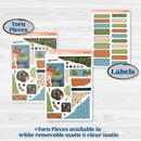 Woodland Frog Planner Kit | Journaling Kit Planner Stickers | Cameron | KIT-405-D