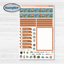 Woodland Frog Planner Kit | A5 Compact Vertical Planner Kit Stickers for Erin Condren | Cameron | KIT-405-G