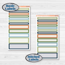 Woodland Frog Planner Kit | 7x9 Compact Vertical Planner Kit Stickers | Cameron | KIT-405-H