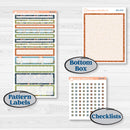 Woodland Frog Planner Kit | 7x9 Compact Vertical Planner Kit Stickers | Cameron | KIT-405-H