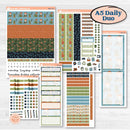 Woodland Frog Planner Kit | A5 Daily Duo Planner Kit Stickers | Cameron | KIT-405-L