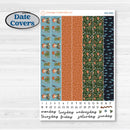 Woodland Frog Planner Kit | 7x9 Erin Condren Daily Duo Planner Kit Stickers | Cameron | KIT-405-M