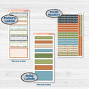 Woodland Frog Planner Kit | 7x9 Erin Condren Daily Duo Planner Kit Stickers | Cameron | KIT-405-M