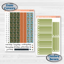 Woodland Frog Planner Kit | A5 Plum Daily Planner Kit Stickers | Cameron | KIT-405-N