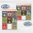 Wilderness Fall Stickers | Weekly Sticker Kit for Vertical Planners like Erin Condren | Lumberjack | KIT-406-A