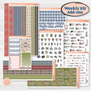 Wilderness Fall Stickers | Weekly Add-On Planner Kit Stickers | Lumberjack | KIT-406-B
