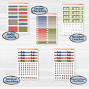 Wilderness Fall Stickers | Weekly Add-On Labels Planner Kit Stickers | Lumberjack | KIT-406-C