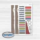 Wilderness Fall Stickers | Journaling Kit Planner Stickers | Lumberjack | KIT-406-D