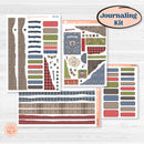 Wilderness Fall Stickers | Journaling Kit Planner Stickers | Lumberjack | KIT-406-D