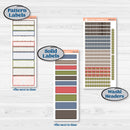 Wilderness Fall Stickers | A5 Daily Duo Planner Kit Stickers | Lumberjack | KIT-406-L