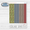 Wilderness Fall Stickers | 7x9 Erin Condren Daily Duo Planner Kit Stickers | Lumberjack | KIT-406-M