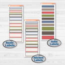 Wilderness Fall Stickers | A5 Plum Daily Planner Kit Stickers | Lumberjack | KIT-406-N