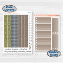 Wilderness Fall Stickers | 7x9 Plum Daily Planner Kit Stickers | Lumberjack | KIT-406-P