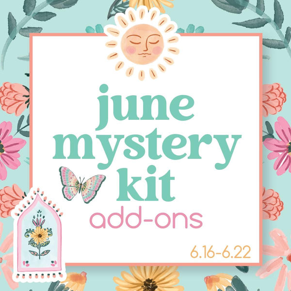 Summer Island Mystery Kit | Weekly Add-On Planner Kit Stickers | Oasis | MK39-B