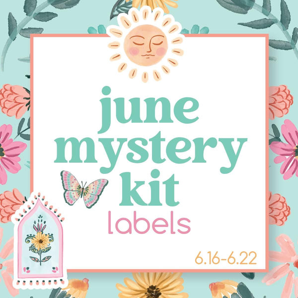 Summer Island Mystery Kit | Weekly Add-On Labels Planner Kit Stickers | Oasis | MK39-C