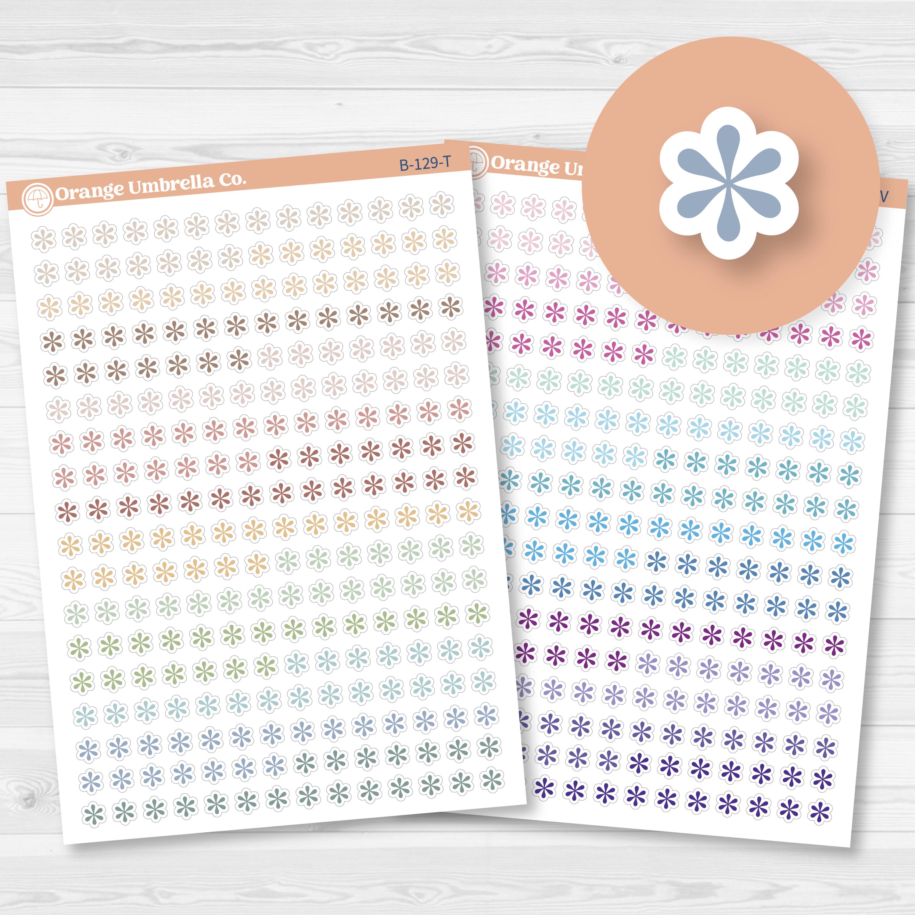 asterisk stickers, star planner stickers, planner icons, color coding planner stickers, minimal icon stickers, tiny star stickers, functional planner stickers, event label stickers, neutral rainbow stickers, simple planner stickers