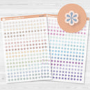 Asterisk Icon Planner Stickers | Clear Matte | B-129-CM