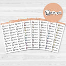 Don’t Forget Event Stickers | Sticky Note Icon Script Labels | F17 | E-019