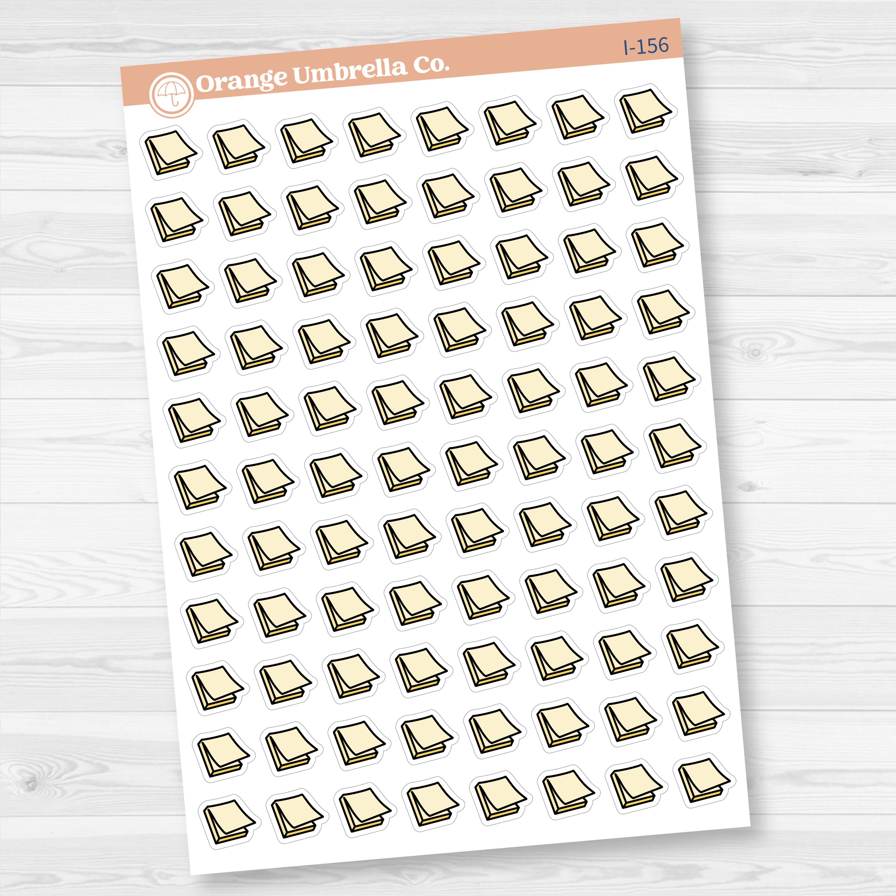Sticky Note Icon Planner Stickers | Micro Functional Icons | I-156