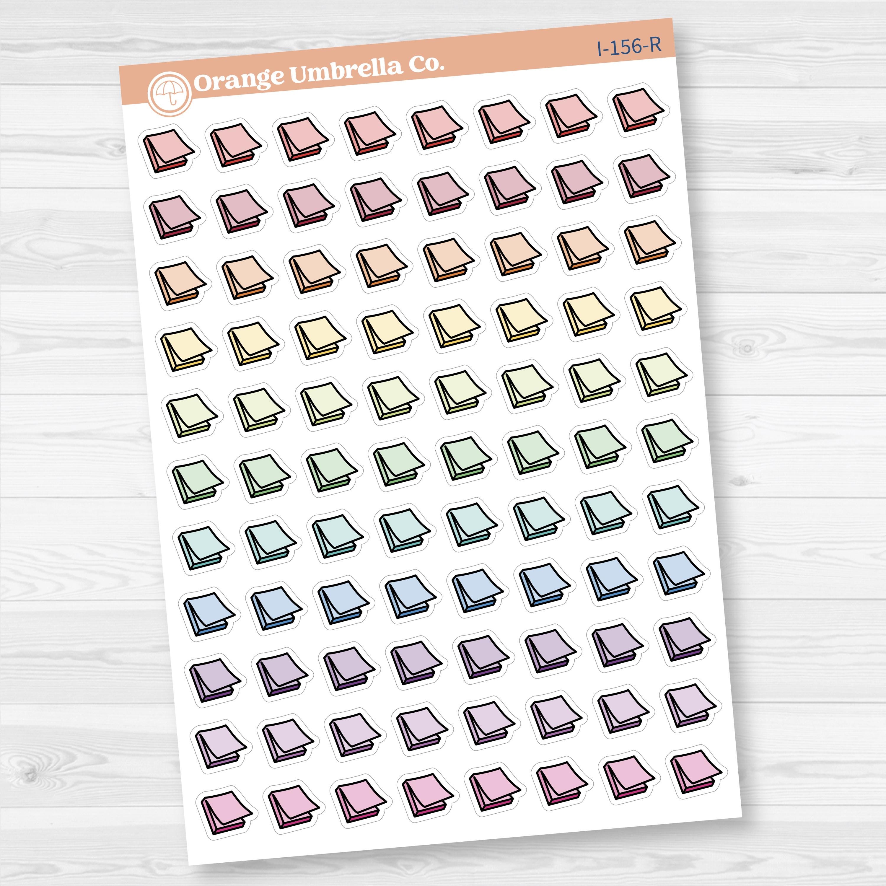 Sticky Note Icon Planner Stickers | Micro Functional Icons | I-156