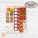 Colorful Autumn Stickers | Hobonichi Weeks Weekly Planner Kit Stickers | Vivid | KIT-407-F